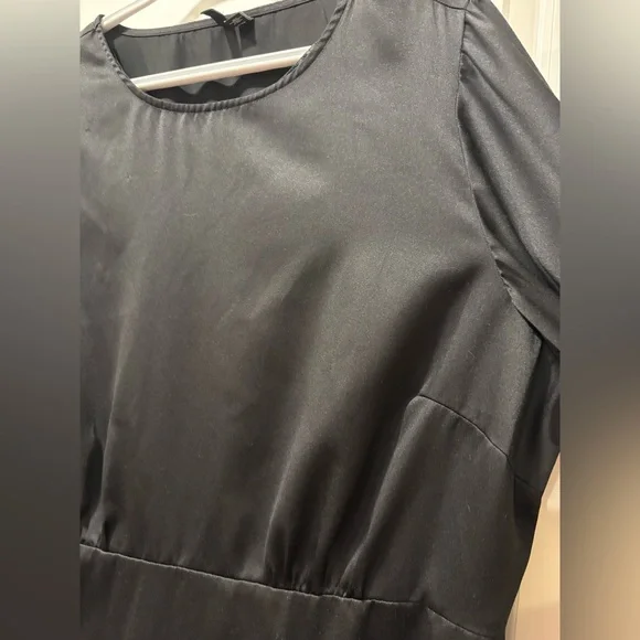 Vero Moda Black Satin Dress 16 - Picture 9 of 9